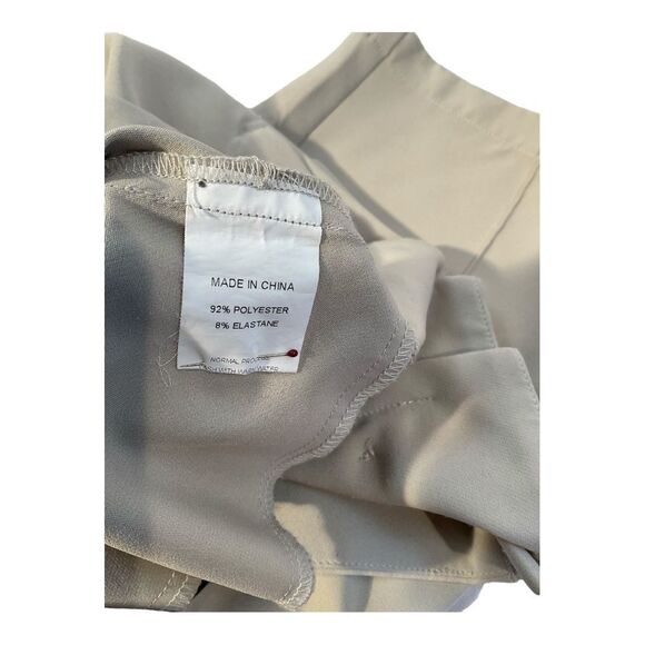 Sollinary Women’s Beige High Waist Cropped Tailored Pants Size Large - Picture 10 of 16